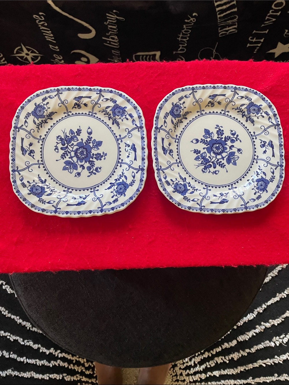 Two Johnson Brothers Indies Ironstone Salad Plates